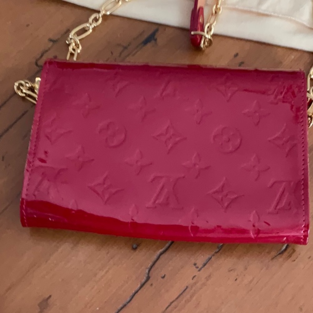 Louis Vuitton Bel Air pomme  D Amour clutch or crossbody with chain - Picture 2 of 11